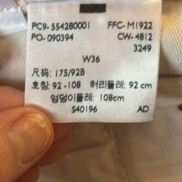 LEVI’S Mens Red Button Fly Cargo Shorts size 36 White Tab Jorts Jean Shorts - Picture 9 of 9